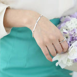 925 Sterling Silver Snake Bone Bracelet Sweet Gift Women Jewelry