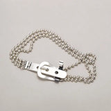 Arrival 925 Sterling Silver Belt Ladies Bracelet Promotion Jewelry For Women