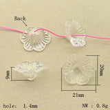 Clear Flower Acrylic Beads 600pcs for DIY Jewelry