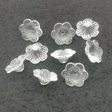 Clear Flower Acrylic Beads 600pcs for DIY Jewelry
