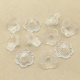 Clear Flower Acrylic Beads 600pcs for DIY Jewelry