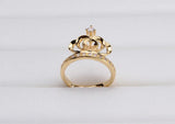 Arrival Crown Shape Ring Base for Pearls Beads Stones