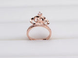 Arrival Crown Shape Ring Base for Pearls Beads Stones