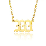 Hot 111-999 Stainless Steel Angel Lucky Numbers Pendant Necklace