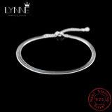 Women's 925 Sterling Silver Flat Snake Chain Anklet