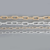Arrival Antique Silver Plated Jewelry Metal Link Chain Aluminum Chain