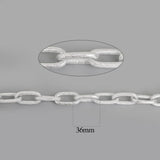 Arrival Antique Silver Plated Jewelry Metal Link Chain Aluminum Chain