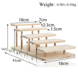 Wooden Sunglasses Stand Glasses Display Jewelry Holder Bracelet Watches Show