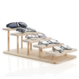 Wooden Sunglasses Stand Glasses Display Jewelry Holder Bracelet Watches Show