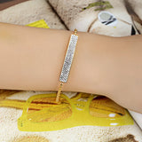 Charming 4 Rows A + Zircon Bracelet For Women