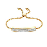 Charming 4 Rows A + Zircon Bracelet For Women