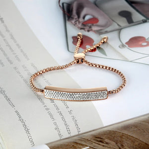 Charming 4 Rows A + Zircon Bracelet For Women