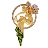 Angel Wings Brooch Baroque Pins Jewelry