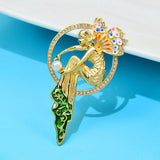 Angel Wings Brooch Baroque Pins Jewelry