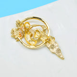 Angel Wings Brooch Baroque Pins Jewelry