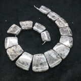 Grey Stone Necklace Beads, Jewelry Making Finding