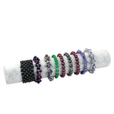 Gray Red Velvet Bracelet Display Organizer Stand