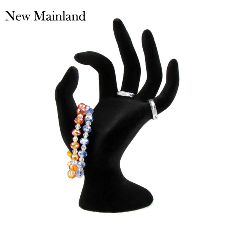 Velvet Jewelry Display Stand Rack Resin