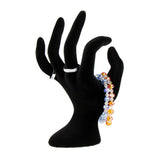 Velvet Jewelry Display Stand Rack Resin
