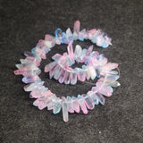 Crystal Quartz Pendant Necklace Reiki Healing Chakra Jewelry