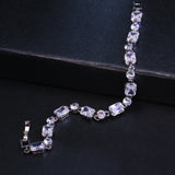 Charming CZ Slider Bracelet for Women