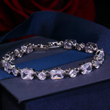 Charming CZ Slider Bracelet for Women