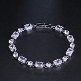 Charming CZ Slider Bracelet for Women