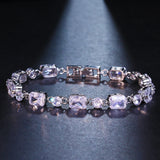 Charming CZ Slider Bracelet for Women