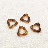 Resin Triangle Charm 21x22mm 100pcs for DIY Earring/Necklace