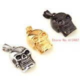 Charming Punk Skull Stainless Steel Men's Necklace