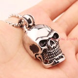 Charming Punk Skull Stainless Steel Men's Necklace