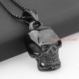Charming Punk Skull Stainless Steel Men's Necklace