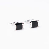 Classic Square Rhinestone Cufflinks for Men French Business Shirt Jewelry