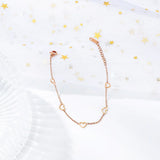 Heart-shaped Bracelet Titanium Steel Jewelry Woman Gift