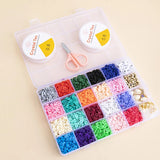 Colorful Clay Beads Set 6mm Round Polymer DIY Bracelet Accessories