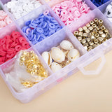 Colorful Clay Beads Set 6mm Round Polymer DIY Bracelet Accessories
