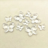 Clear Acrylic Butterfly Shape Beads for Earrings/Necklace DIY Parts