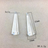 Clear Acrylic Drop Charm for DIY Jewelry, Findings & Component