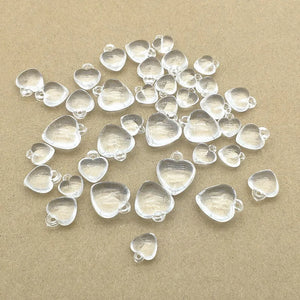Heart Shape Charm Beads for Necklace/Earring DIY Parts