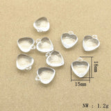 Heart Shape Charm Beads for Necklace/Earring DIY Parts