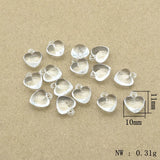 Heart Shape Charm Beads for Necklace/Earring DIY Parts