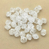 Clear Crack Irregular Shape Beads Jewelry Findings & Components