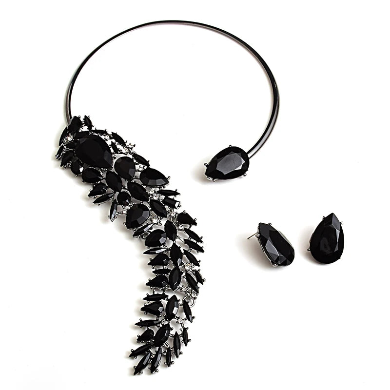Colorful Rhinestones Chokers Necklaces for Women