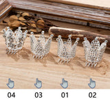 Silver Plated Crystal Tiara Crown Wedding Hair Accessories
