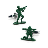 Green Counter-Strike Brass Cufflinks for Men