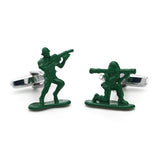 Green Counter-Strike Brass Cufflinks for Men