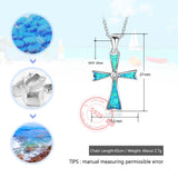 Opal Silver Jewelry Pendant Necklace for Women