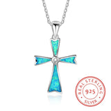 Opal Silver Jewelry Pendant Necklace for Women