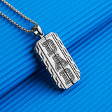 Arrival Photo Pendant Necklace for Dad Birthday Gift