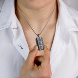 Arrival Photo Pendant Necklace for Dad Birthday Gift